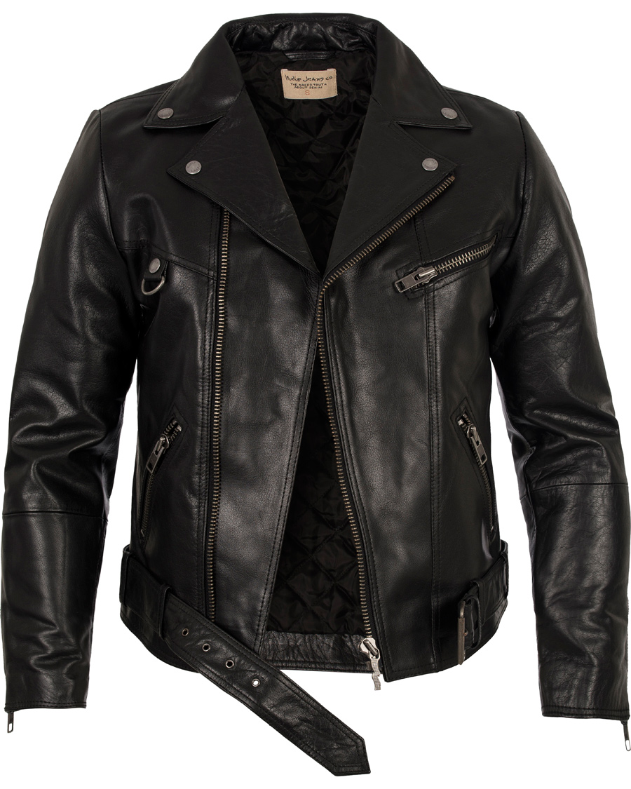 Homme | Manteaux Et Vestes | Nudie Jeans | Ziggy Punk Leather Jacket Black