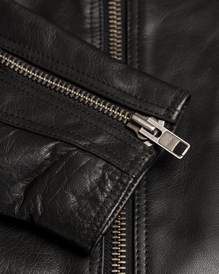 Homme | Manteaux Et Vestes | Nudie Jeans | Ziggy Punk Leather Jacket Black