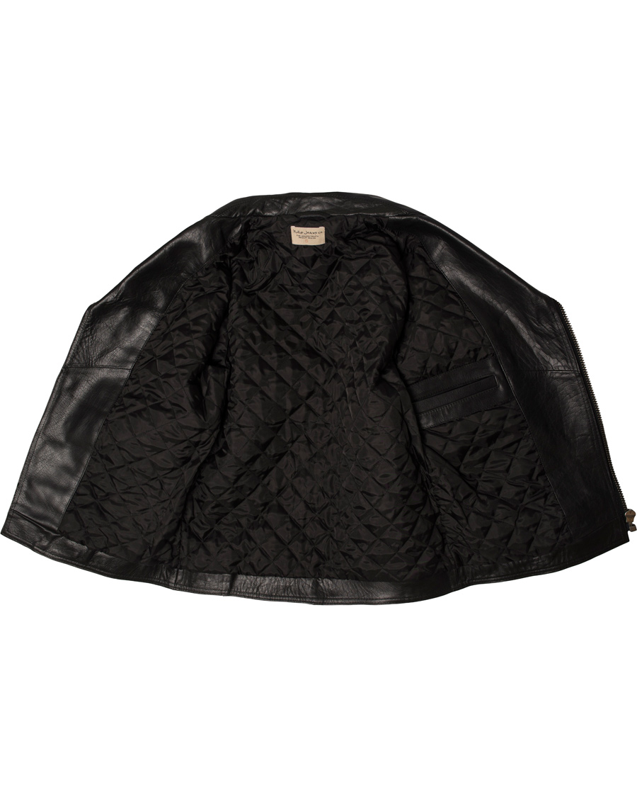Homme | Manteaux Et Vestes | Nudie Jeans | Ziggy Punk Leather Jacket Black