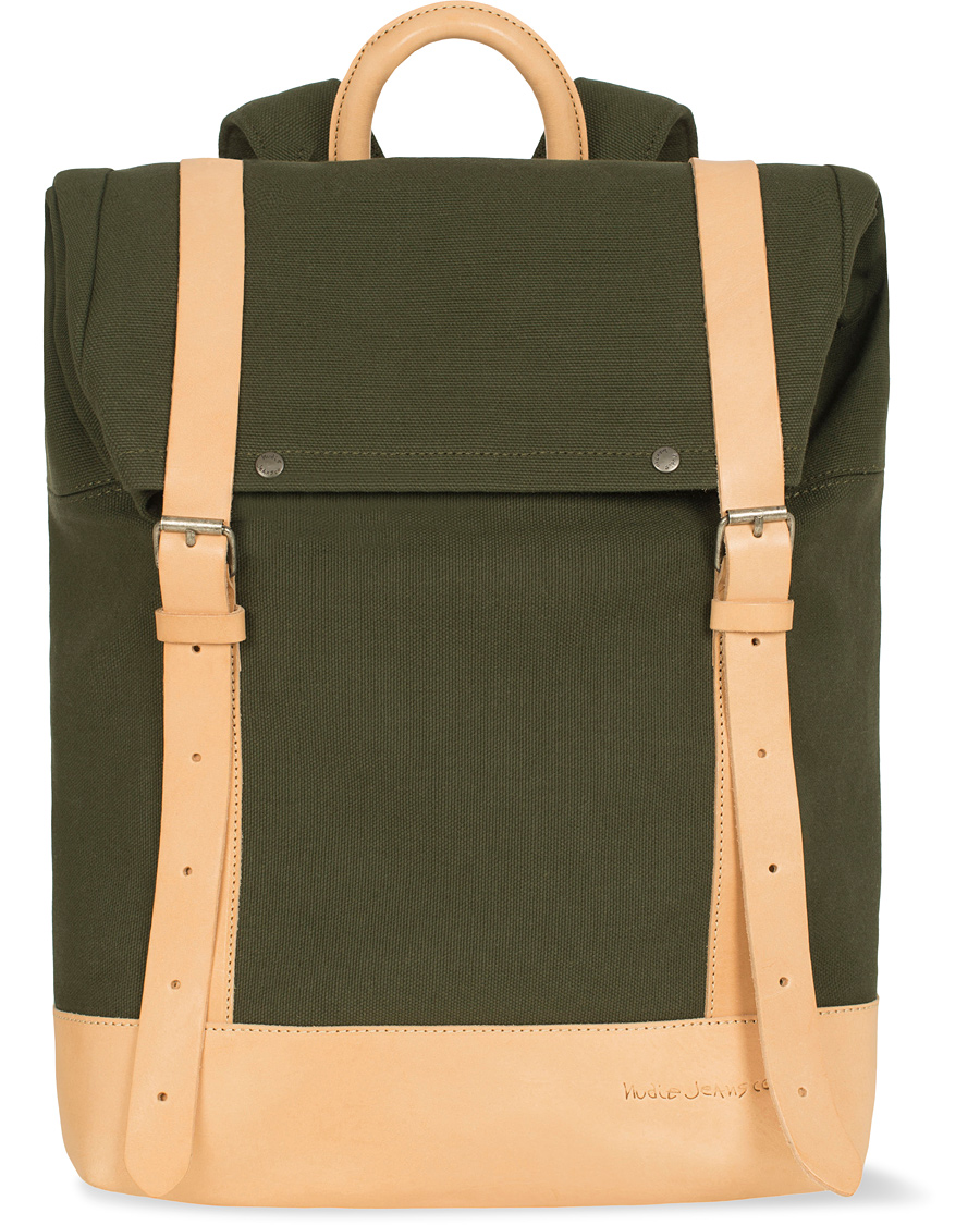 Homme | Nudie Jeans Petersson Rucksack Green | Nudie Jeans | Petersson Rucksack Green