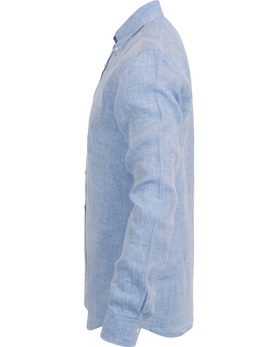 Homme | Chemises | Oscar Jacobson | Harry Slim Fit Button Down Shirt Light Blue
