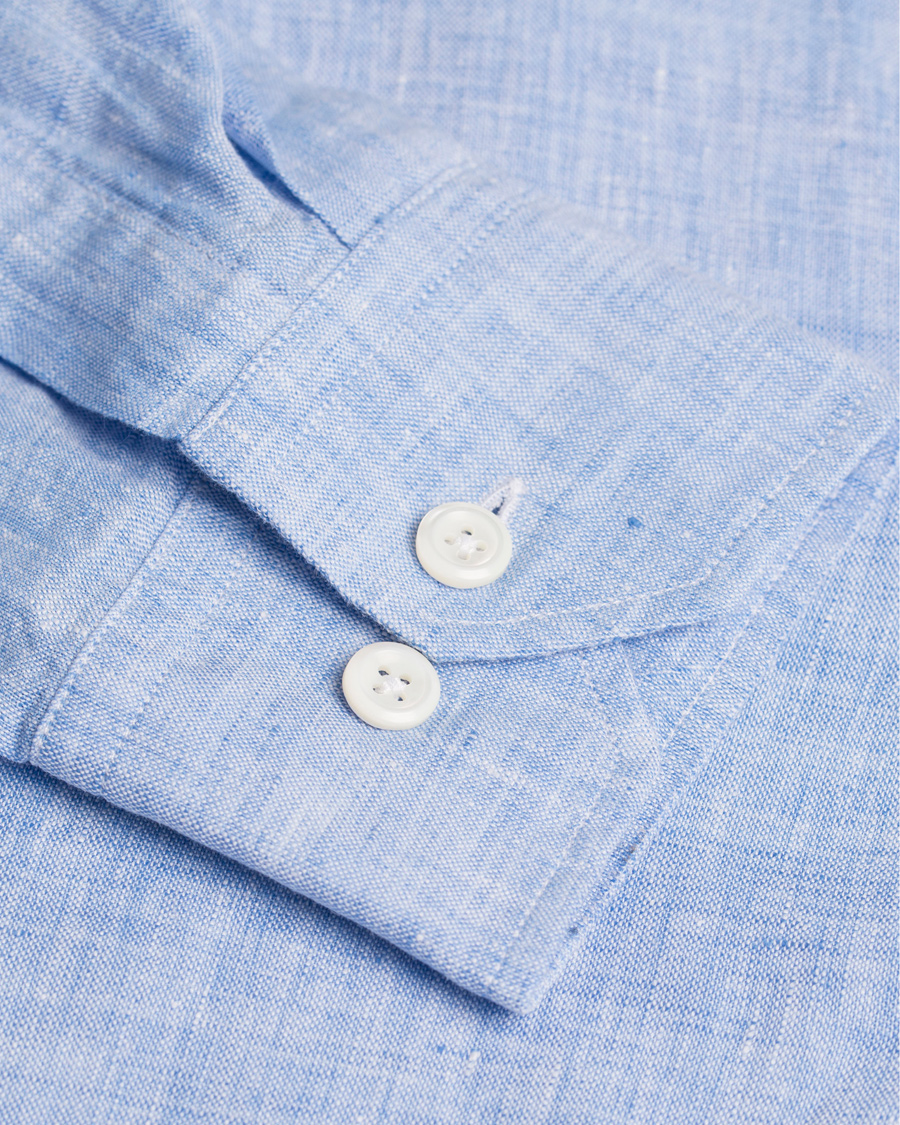Homme | Chemises | Oscar Jacobson | Harry Slim Fit Button Down Shirt Light Blue