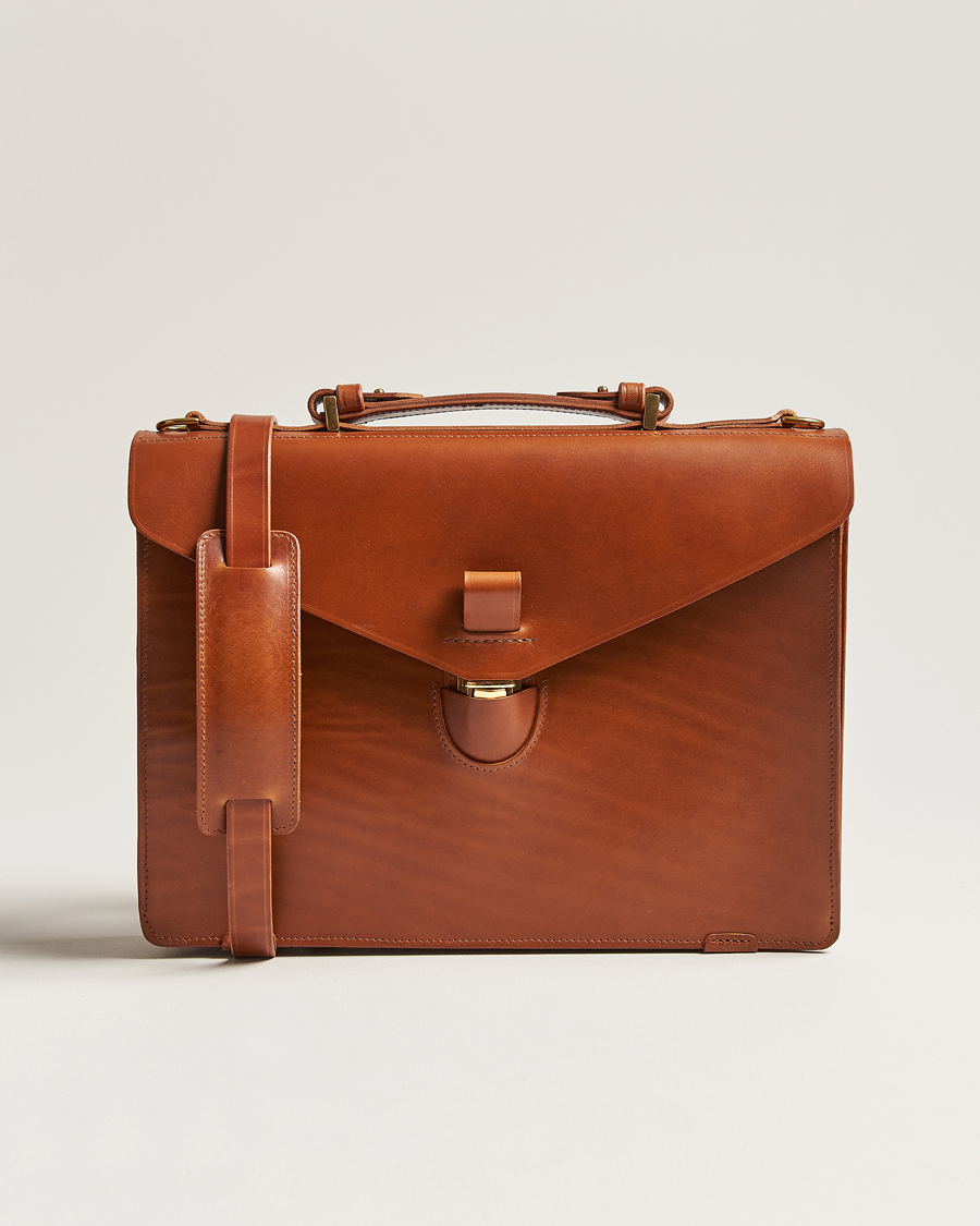 Heren | Tassen | Tärnsjö Garveri | TG1873 Briefcase Cognac