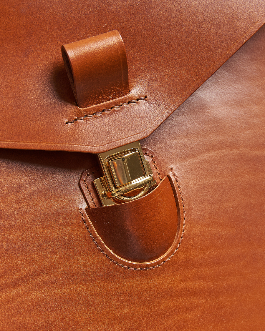 Heren | Tassen | Tärnsjö Garveri | TG1873 Briefcase Cognac
