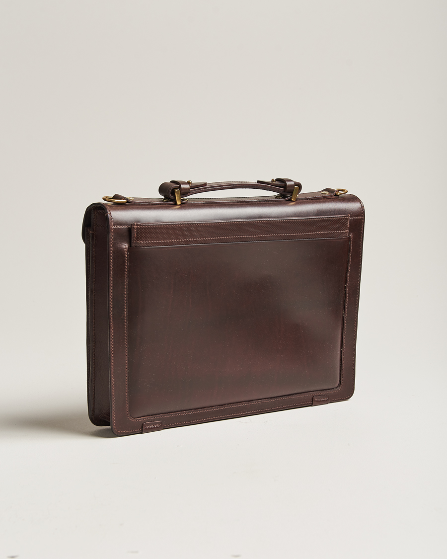 Heren | Tassen | Tärnsjö Garveri | TG1873 Briefcase Dark Brown