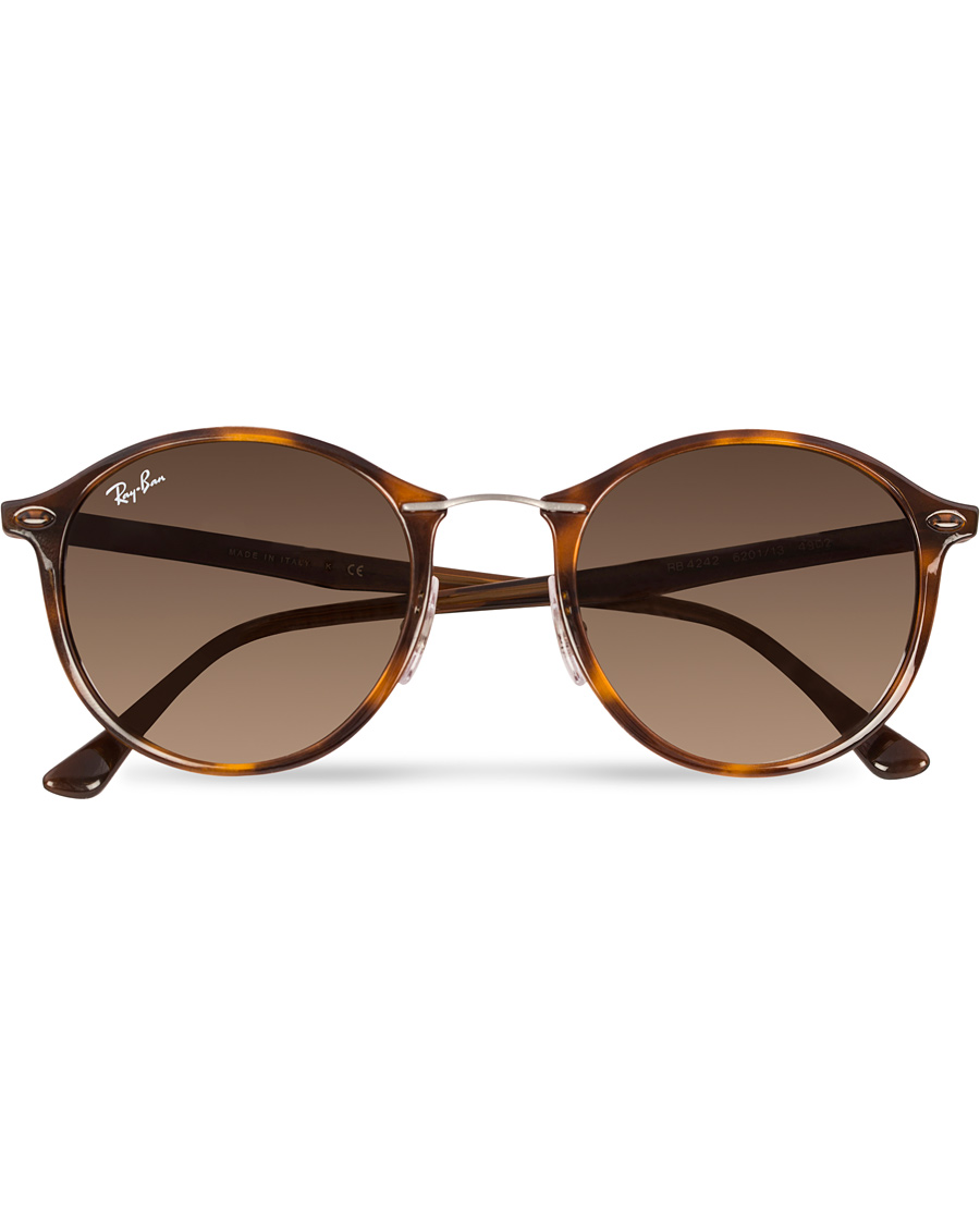 Homme | Ray-Ban 0RB4242 Round Sunglasses Light Havana/Brown | Ray-Ban | 0RB4242 Round Sunglasses Light Havana/Brown