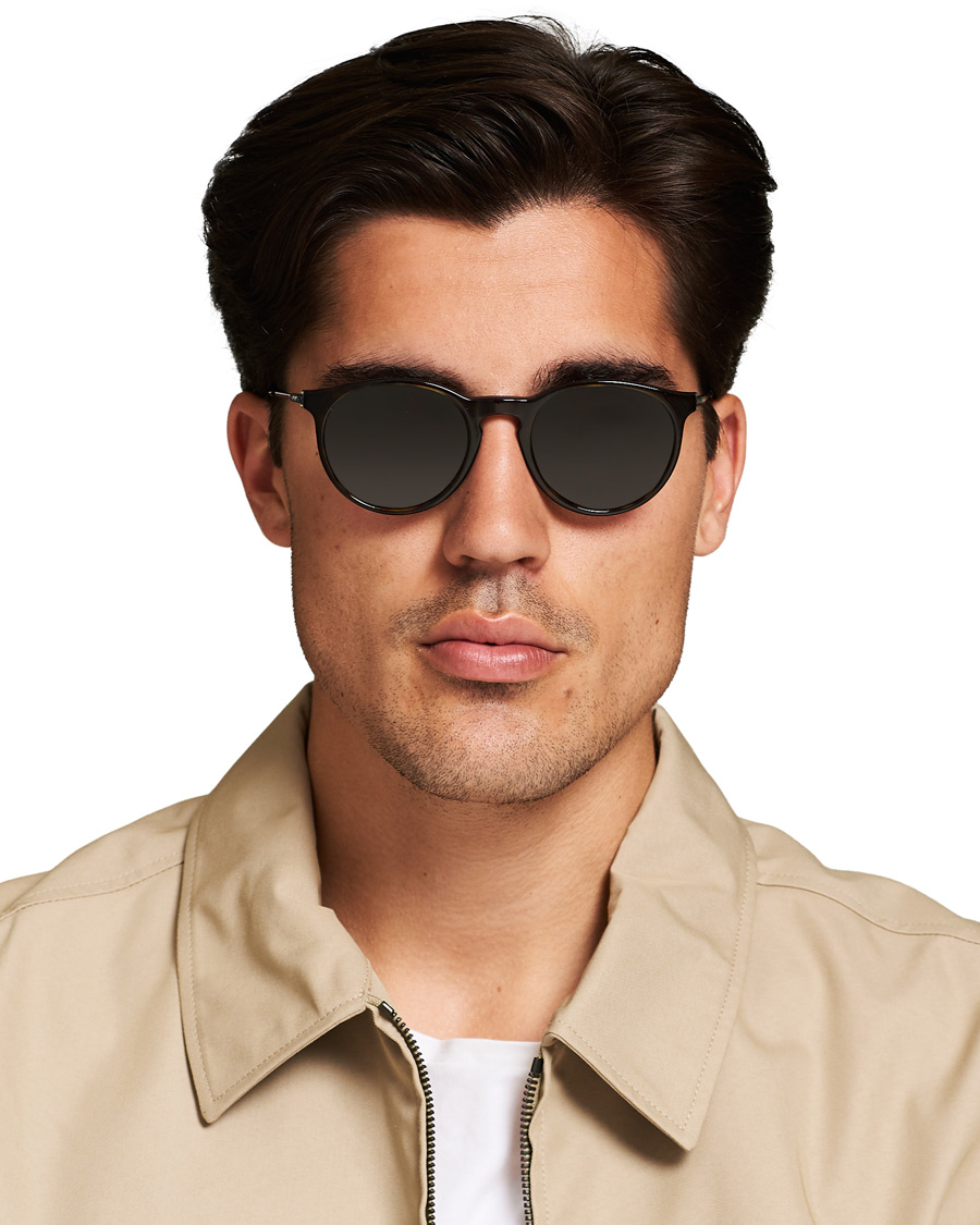 Homme | Polo Ralph Lauren 0PH4096 Round Sunglasses Havana/Grey | Polo Ralph Lauren | 0PH4096 Round Sunglasses Havana/Grey