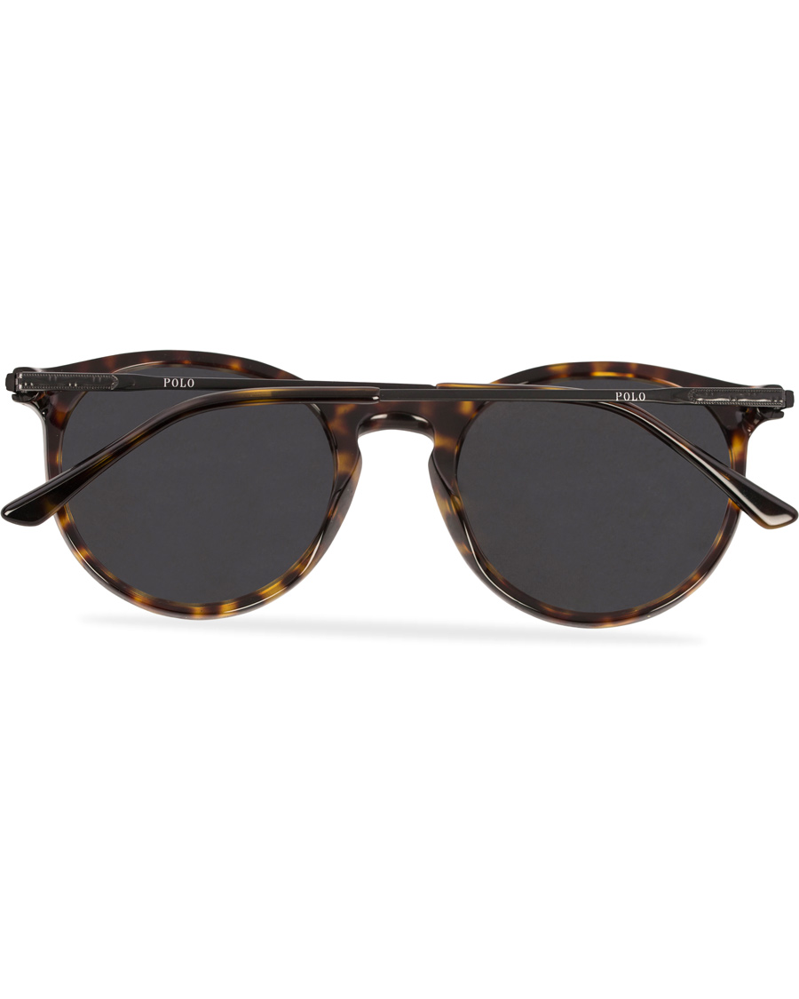 Homme | Polo Ralph Lauren 0PH4096 Round Sunglasses Havana/Grey | Polo Ralph Lauren | 0PH4096 Round Sunglasses Havana/Grey