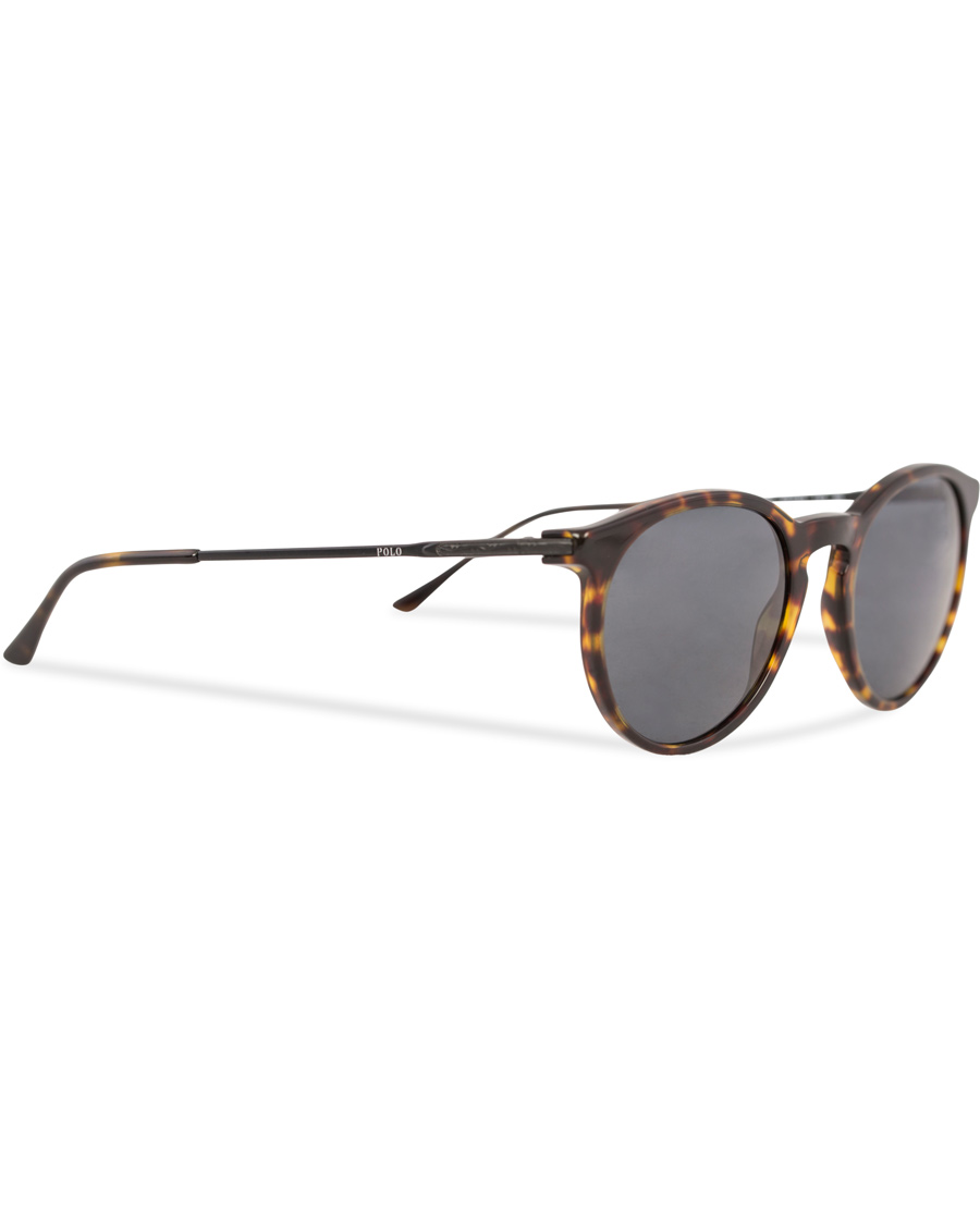Homme | Polo Ralph Lauren 0PH4096 Round Sunglasses Havana/Grey | Polo Ralph Lauren | 0PH4096 Round Sunglasses Havana/Grey