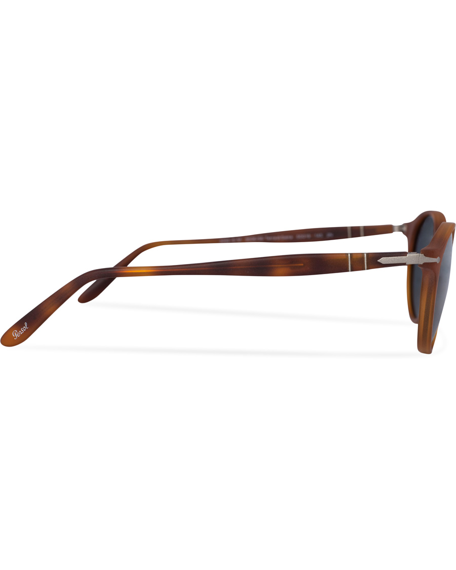 Homme | Persol 0PO3092SM Round Sunglasses Terra Di Siena/Blue Mirror | Persol | 0PO3092SM Round Sunglasses Terra Di Siena/Blue Mirror