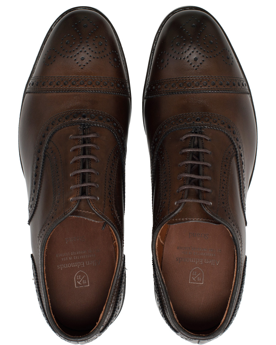 Homme | Allen Edmonds Strand Brogue Dark Brown Calf | Allen Edmonds | Strand Brogue Dark Brown Calf