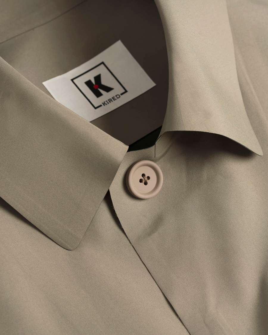 Homme | Manteaux Et Vestes | Kired | Pablo Laser Cut Trench Khaki