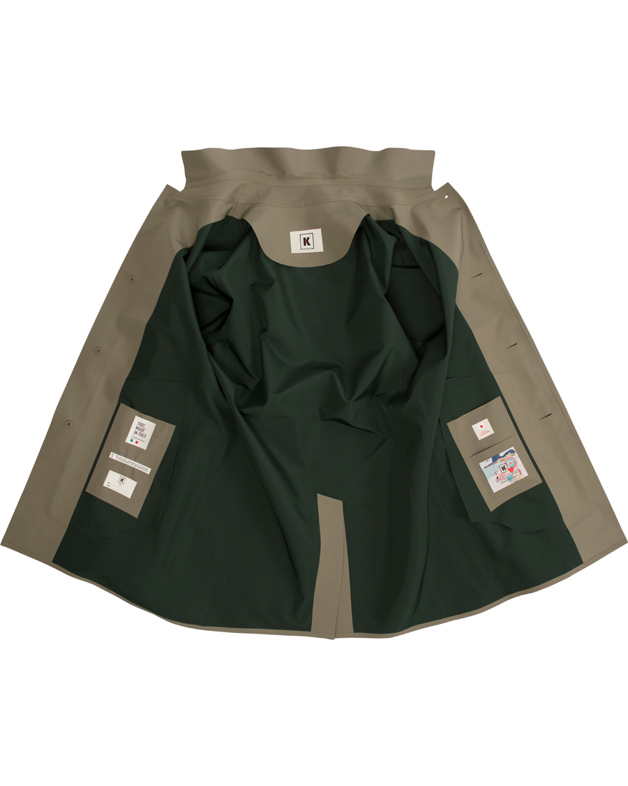 Homme | Manteaux Et Vestes | Kired | Pablo Laser Cut Trench Khaki