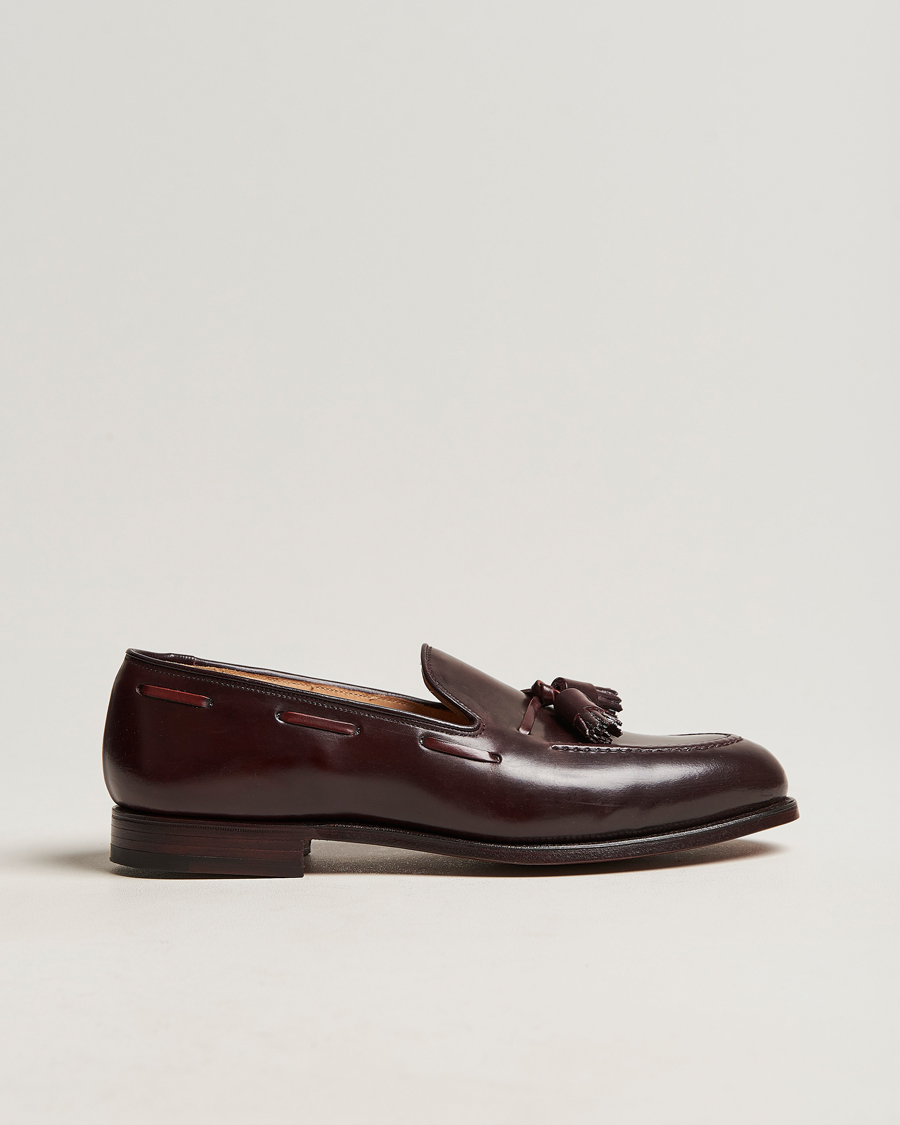 Homme | Crockett & Jones Cavendish Tassel Loafer Burgundy Cordovan | Crockett & Jones | Cavendish Tassel Loafer Burgundy Cordovan