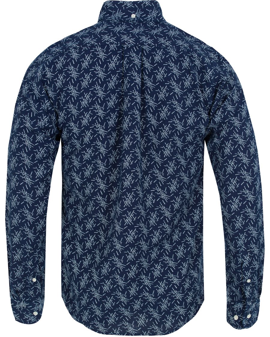 Homme | Chemises | GANT Rugger | Oxford Mikado Hugger Fit Shirt Dark Indigo