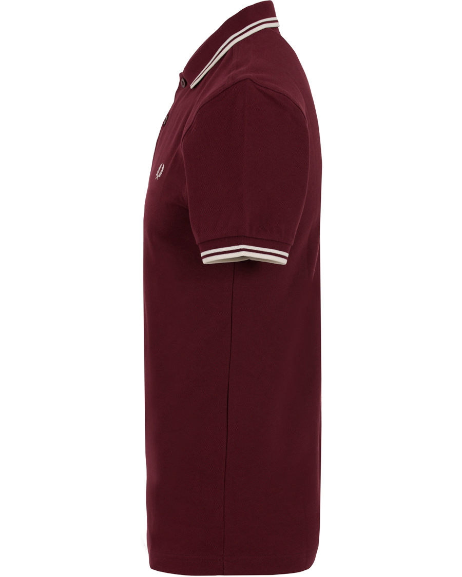 Homme | Polos | Fred Perry | Slim Fit Polo Port Red/Ecru