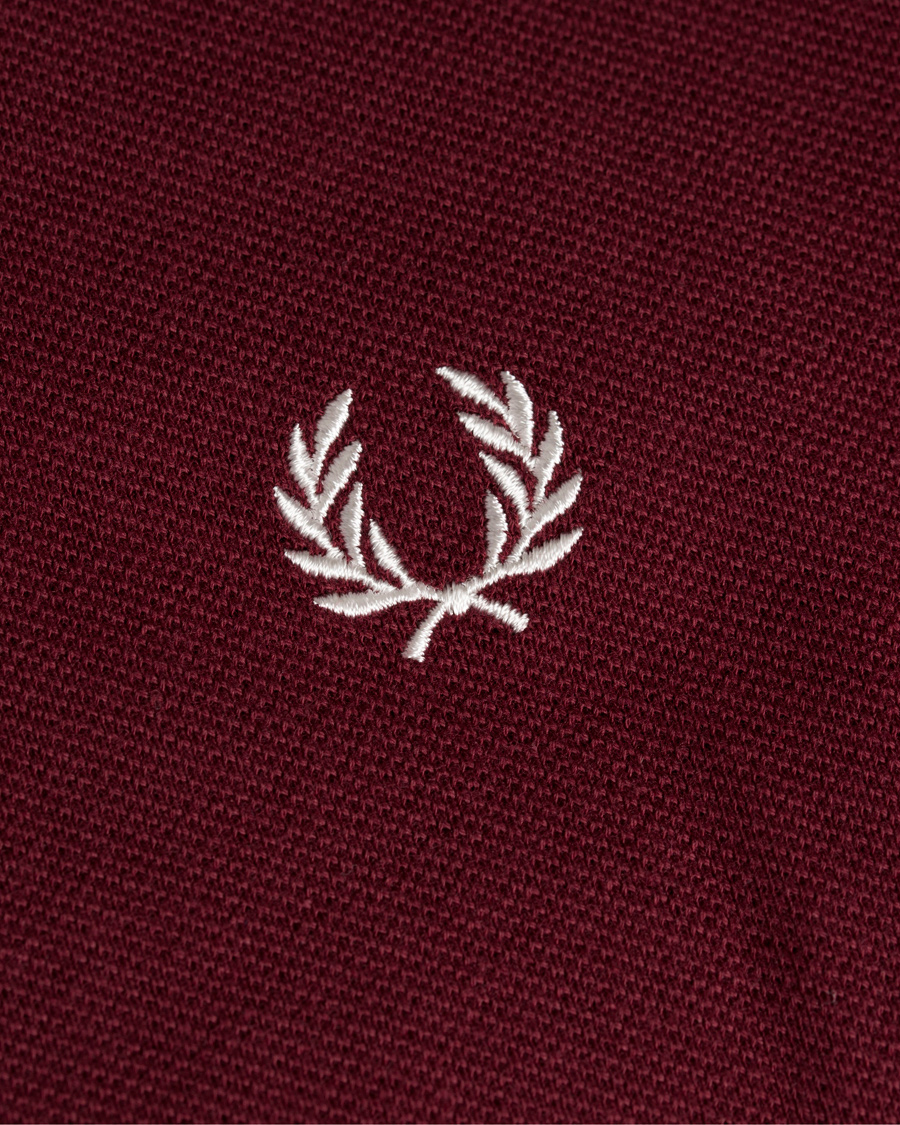 Homme | Polos | Fred Perry | Slim Fit Polo Port Red/Ecru