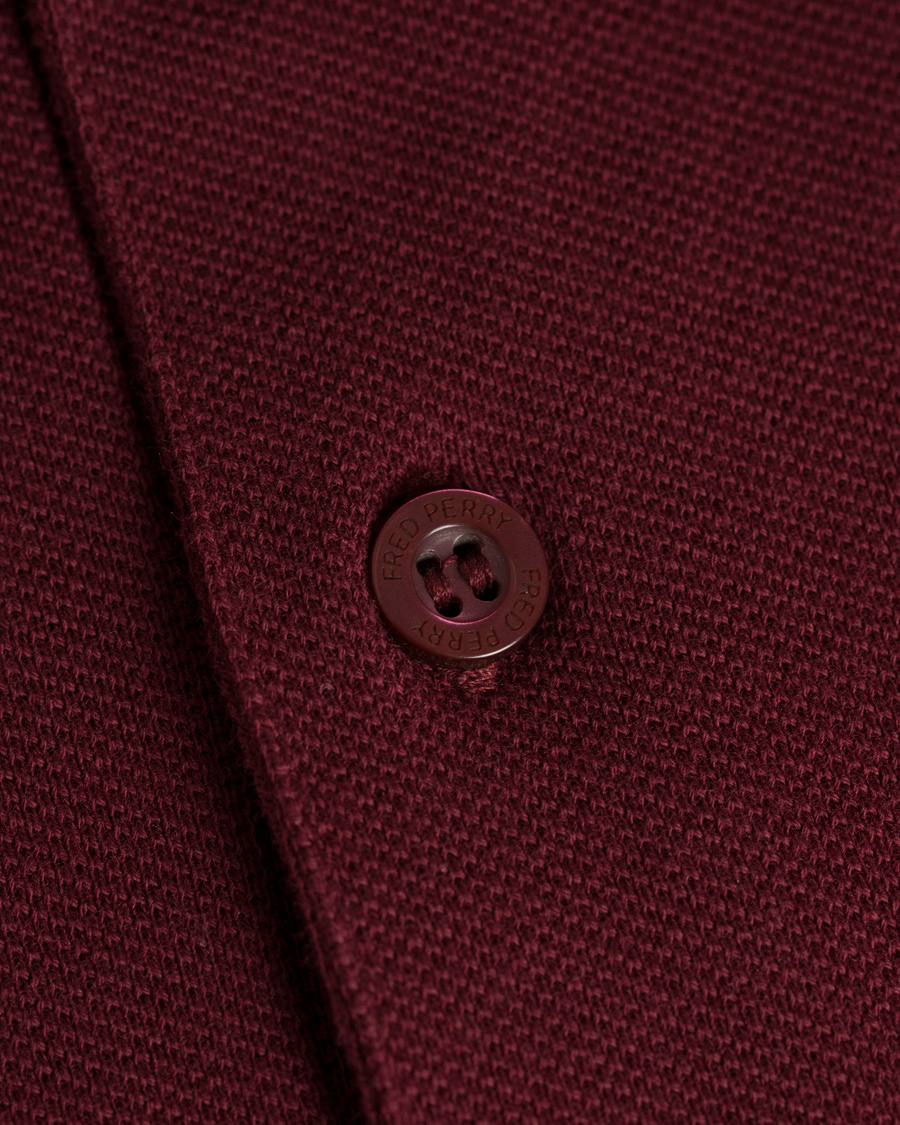 Homme | Polos | Fred Perry | Slim Fit Polo Port Red/Ecru