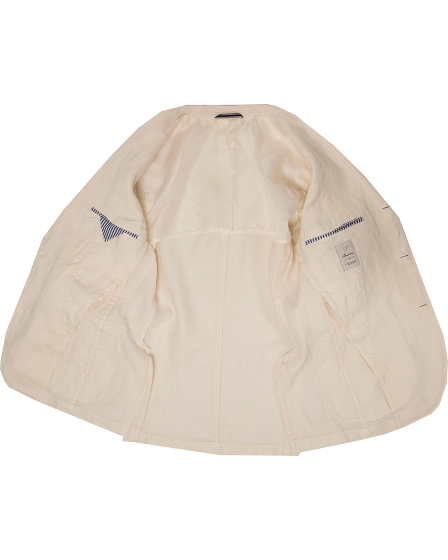 Heren | Blazers | Stenströms | Garment Dyed Linen Blazer Nature