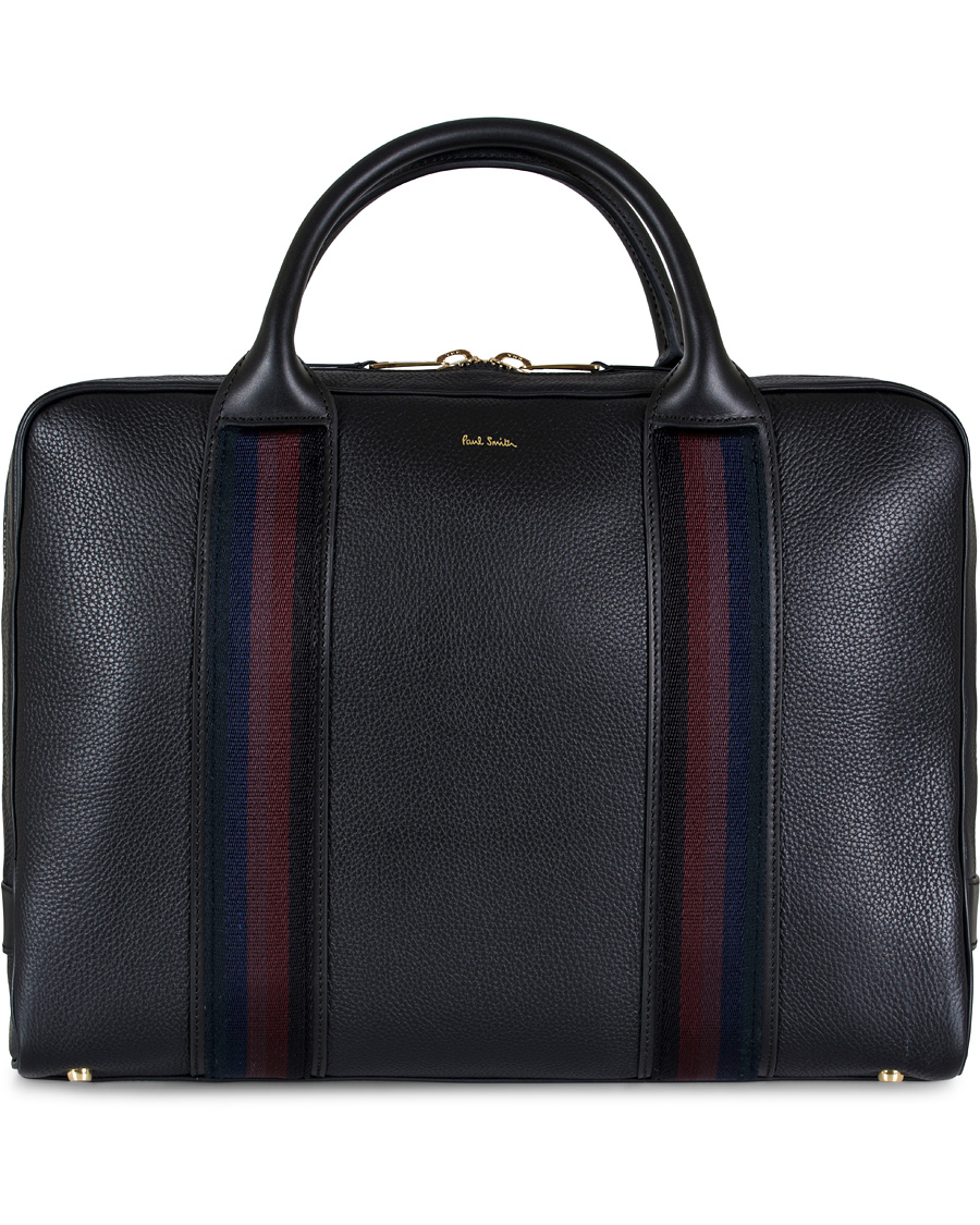 Heren | Paul Smith Portfolio Leather Bag Black | Paul Smith | Portfolio Leather Bag Black