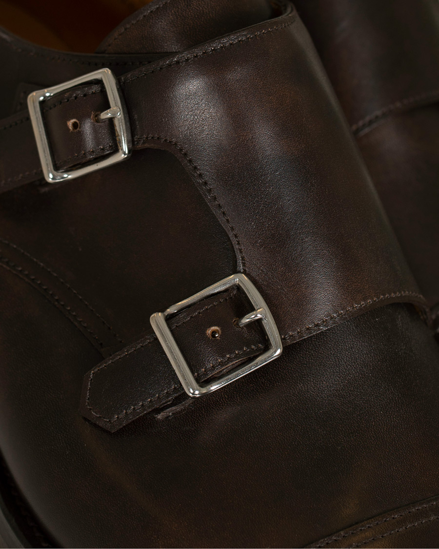Homme | John Lobb William Double Monkstrap Dark Brown Misty Calf | John Lobb | William Double Monkstrap Dark Brown Misty Calf