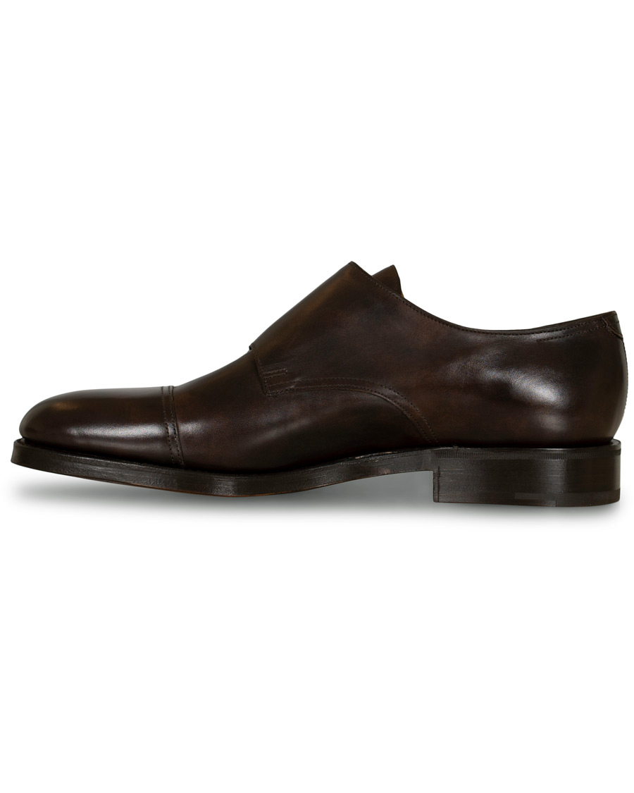 Homme | John Lobb William Double Monkstrap Dark Brown Misty Calf | John Lobb | William Double Monkstrap Dark Brown Misty Calf