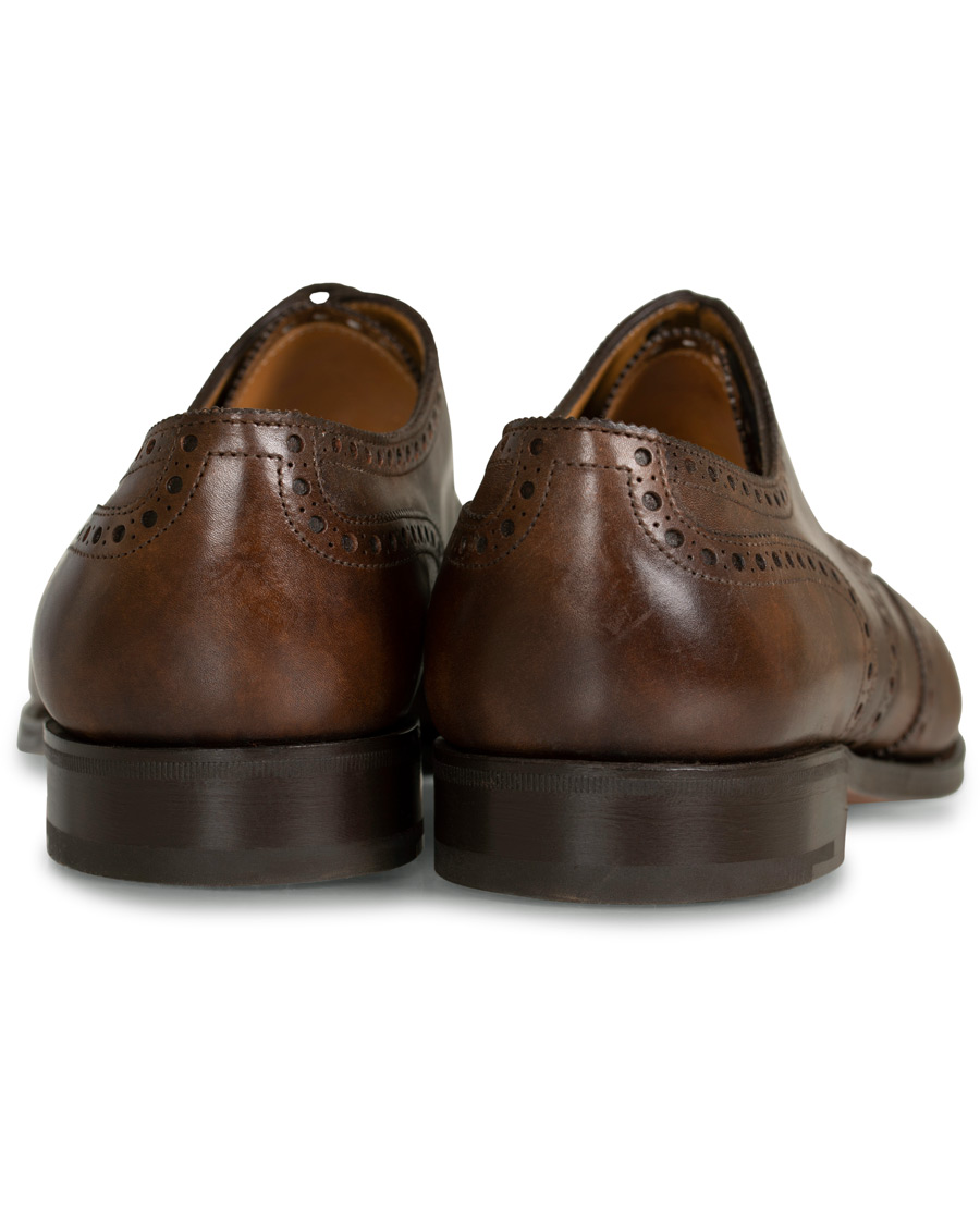 Homme | John Lobb Hayle Brogue Derby Parisian Brown Museum Calf | John Lobb | Hayle Brogue Derby Parisian Brown Museum Calf