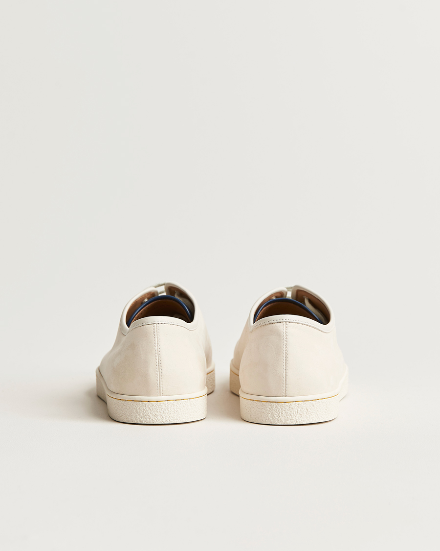 Homme | John Lobb Levah Sneaker Chalk Velveteen Calf | John Lobb | Levah Sneaker Chalk Velveteen Calf