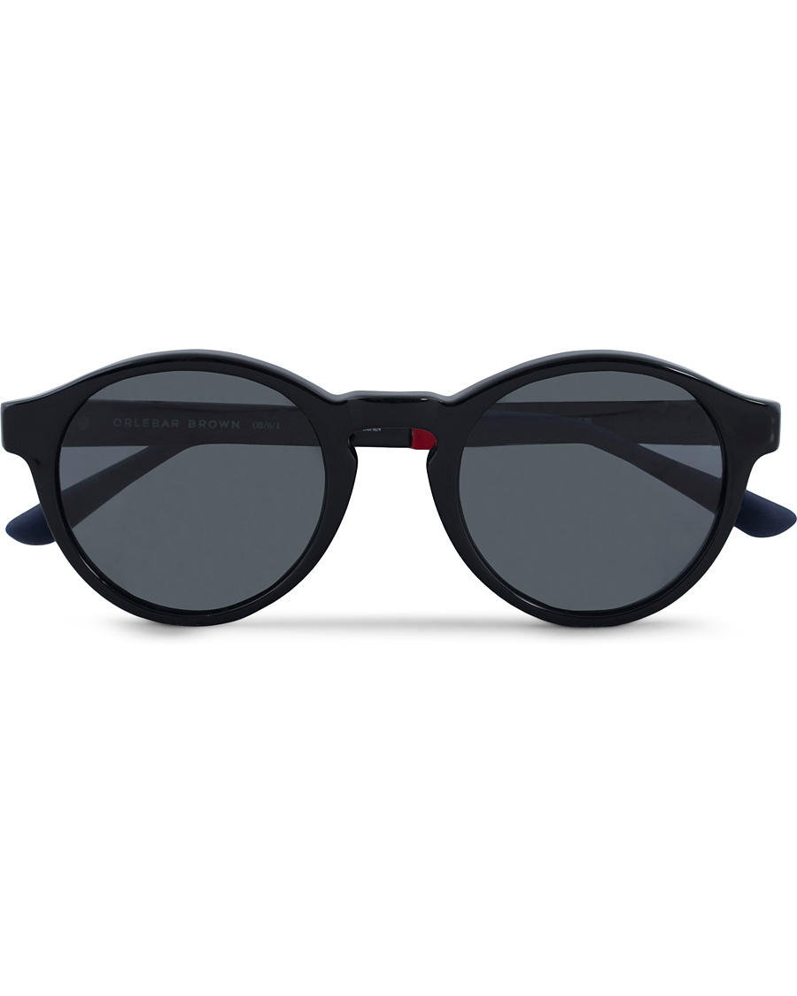 Homme | Orlebar Brown OB6C1SUN Sunglasses Black/Dark Grey | Orlebar Brown | OB6C1SUN Sunglasses Black/Dark Grey