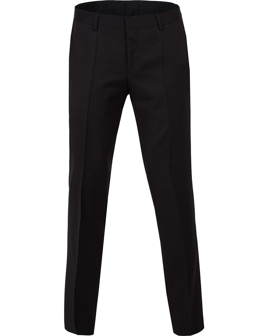 Homme | Pantalons | BOSS BLACK | BOSS Gibson Regular Fit Wool Trousers Black