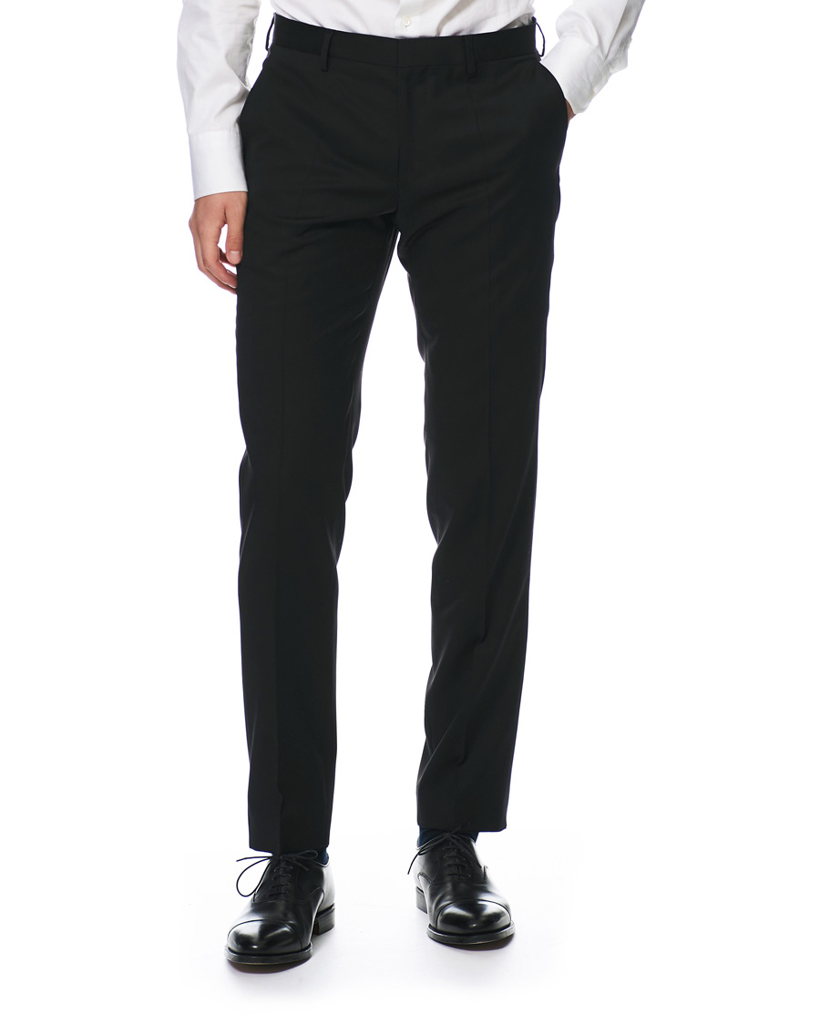 Homme | Pantalons | BOSS BLACK | BOSS Gibson Regular Fit Wool Trousers Black