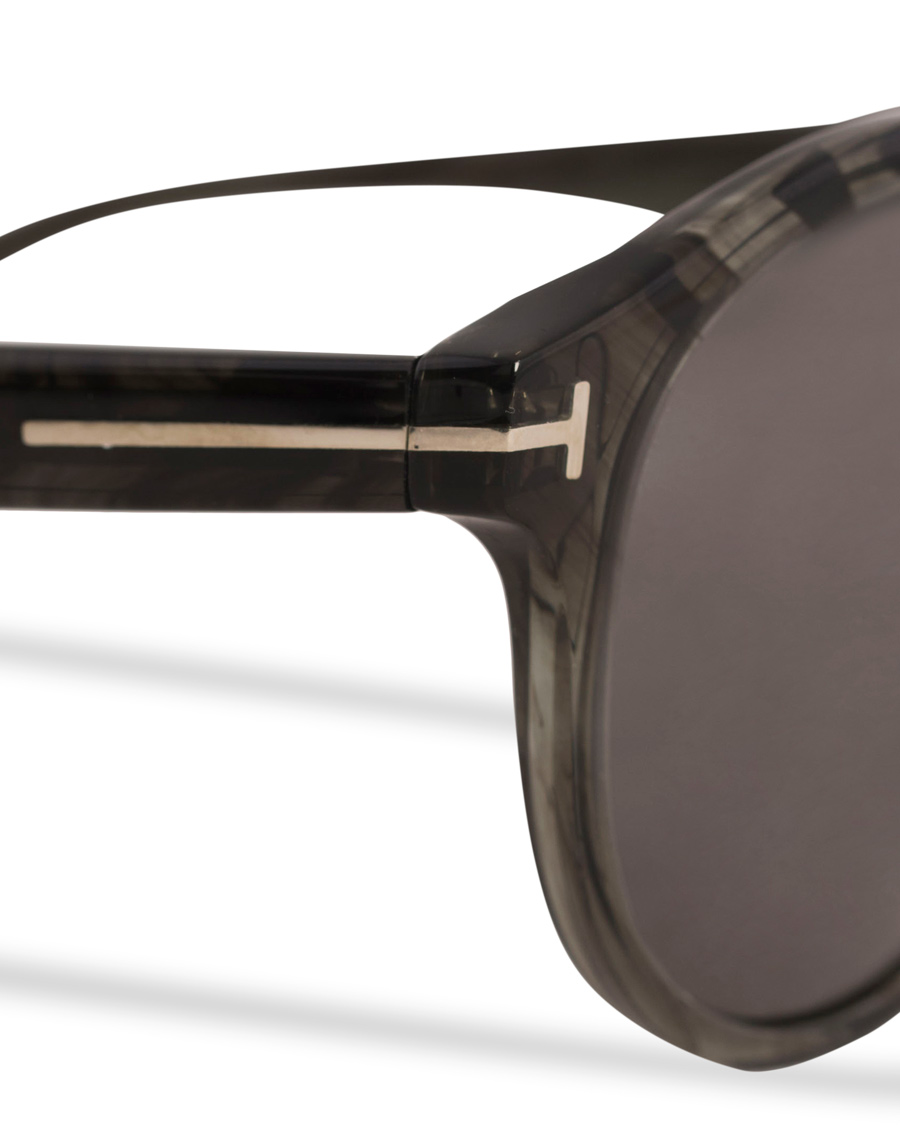 Homme | Tom Ford Lucho FT0400 Barberini Sunglasses Grey/Green | Tom Ford | Lucho FT0400 Barberini Sunglasses Grey/Green