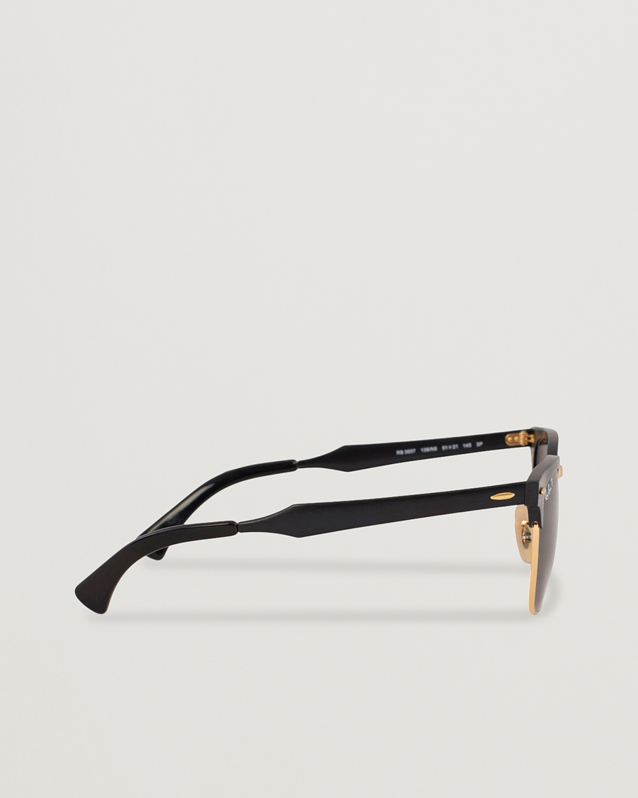 Heren | Zonnebrillen | Ray-Ban | 0RB3507 Clubmaster Sunglasses Black Arista/Polar Green