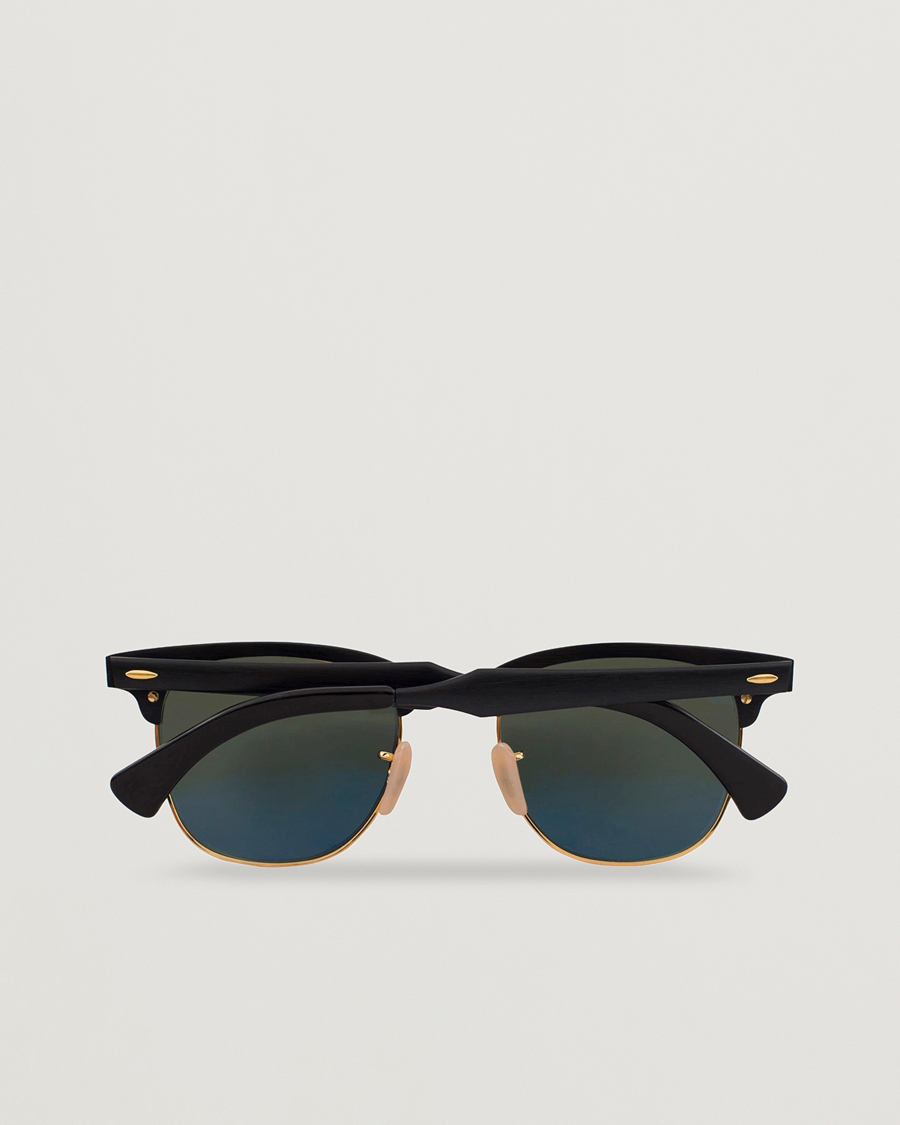 Heren | Zonnebrillen | Ray-Ban | 0RB3507 Clubmaster Sunglasses Black Arista/Polar Green