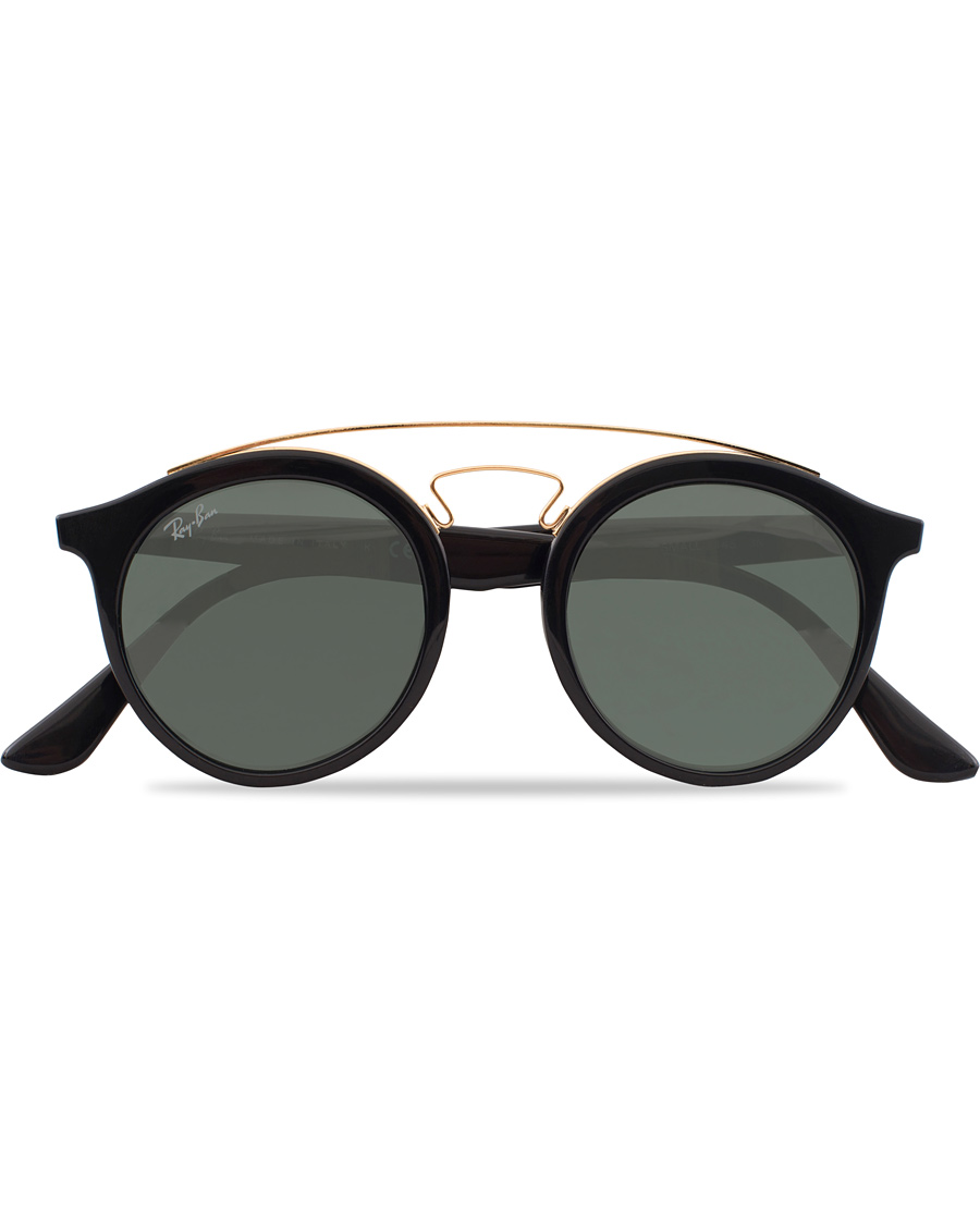 Homme | Ray-Ban RB4256 Round Sunglasses Black/Dark Green | Ray-Ban | RB4256 Round Sunglasses Black/Dark Green