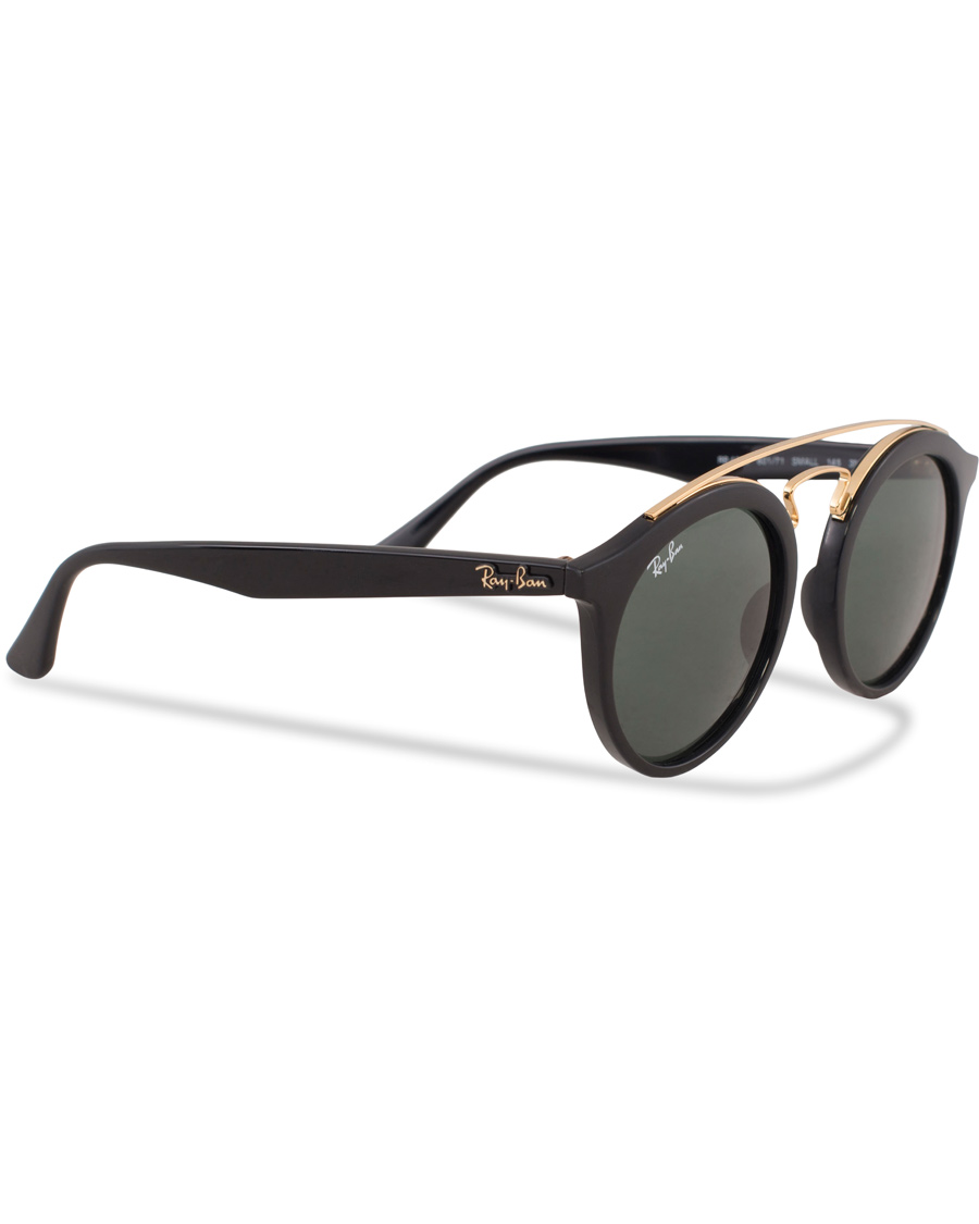 Homme | Ray-Ban RB4256 Round Sunglasses Black/Dark Green | Ray-Ban | RB4256 Round Sunglasses Black/Dark Green