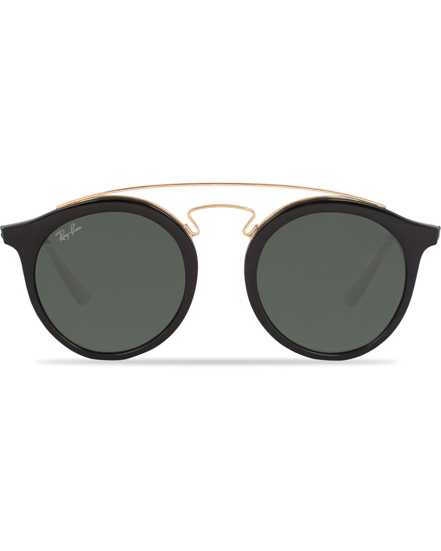 Homme | Ray-Ban RB4256 Round Sunglasses Black/Dark Green | Ray-Ban | RB4256 Round Sunglasses Black/Dark Green