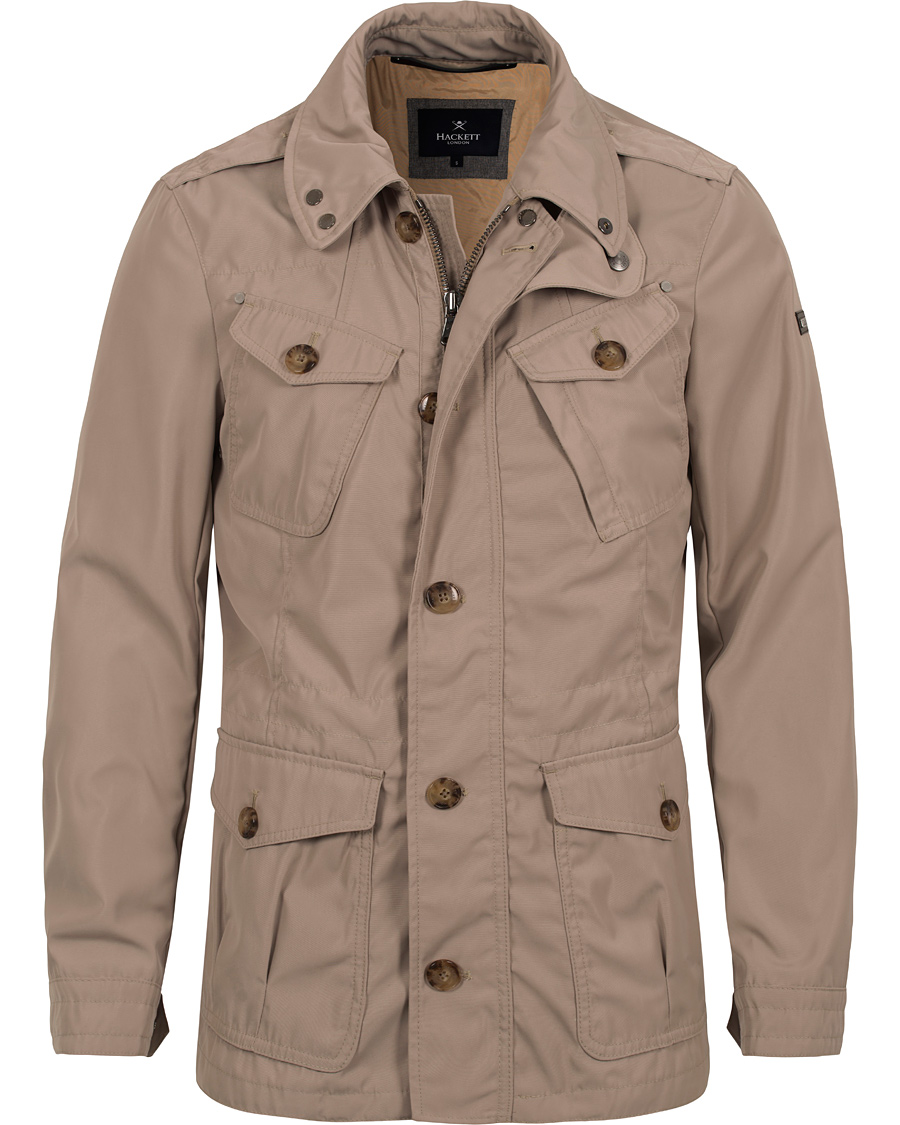 Heren | Jassen | Hackett | Fenton Field Jacket Sand