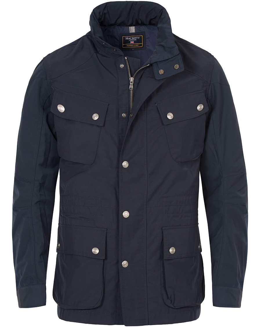 Heren | Jassen | Hackett | Velospeed Jacket Navy