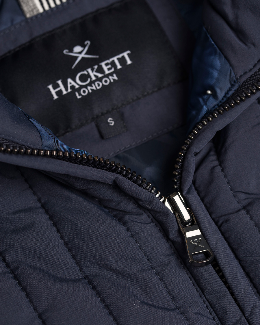 Homme | Manteaux Et Vestes | Hackett | Channel Gilet Navy