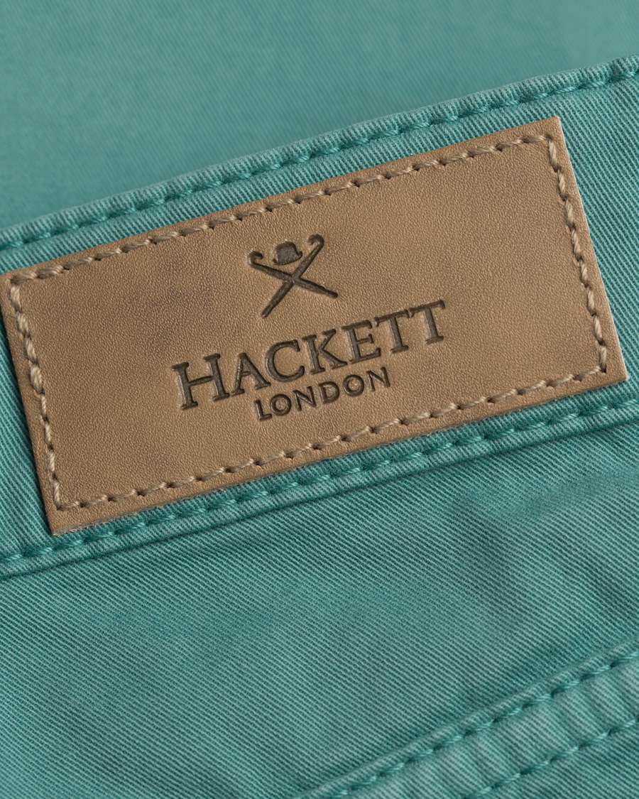 Homme | Pantalons | Hackett | Trinity Slim 5-Pocket Pants Mint Green