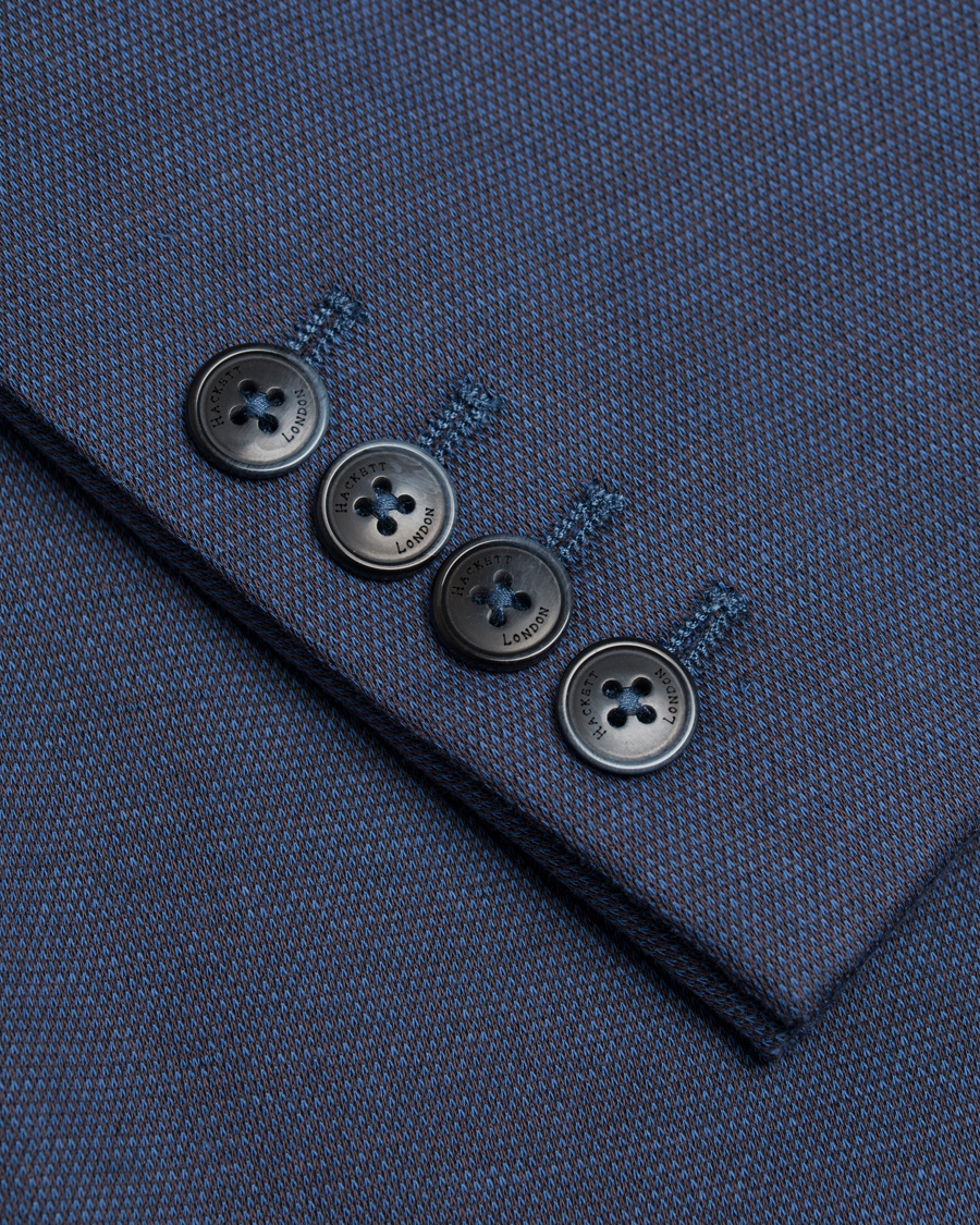 Homme | Blazers | Hackett | Jersey Blazer Dusty Blue