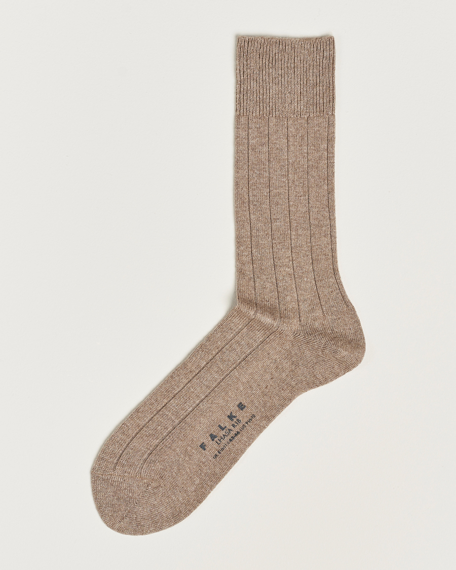 Homme | Sous-Vêtements Et Chaussettes | Falke | Lhasa Cashmere Sock Nuthmeg Mel