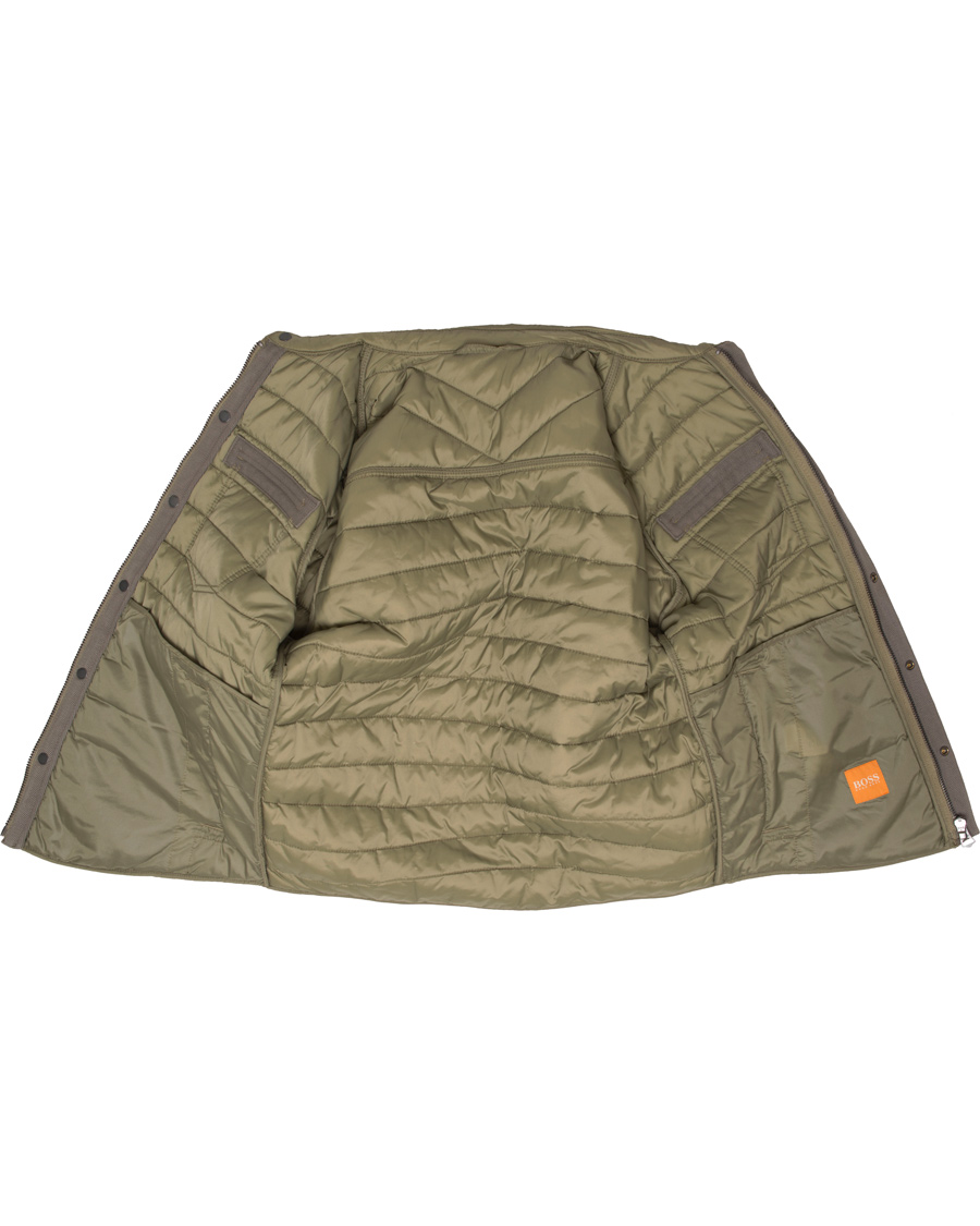 Heren | Jassen | BOSS ORANGE | BOSS Casual Owilder Shirt Jacket Olive Green