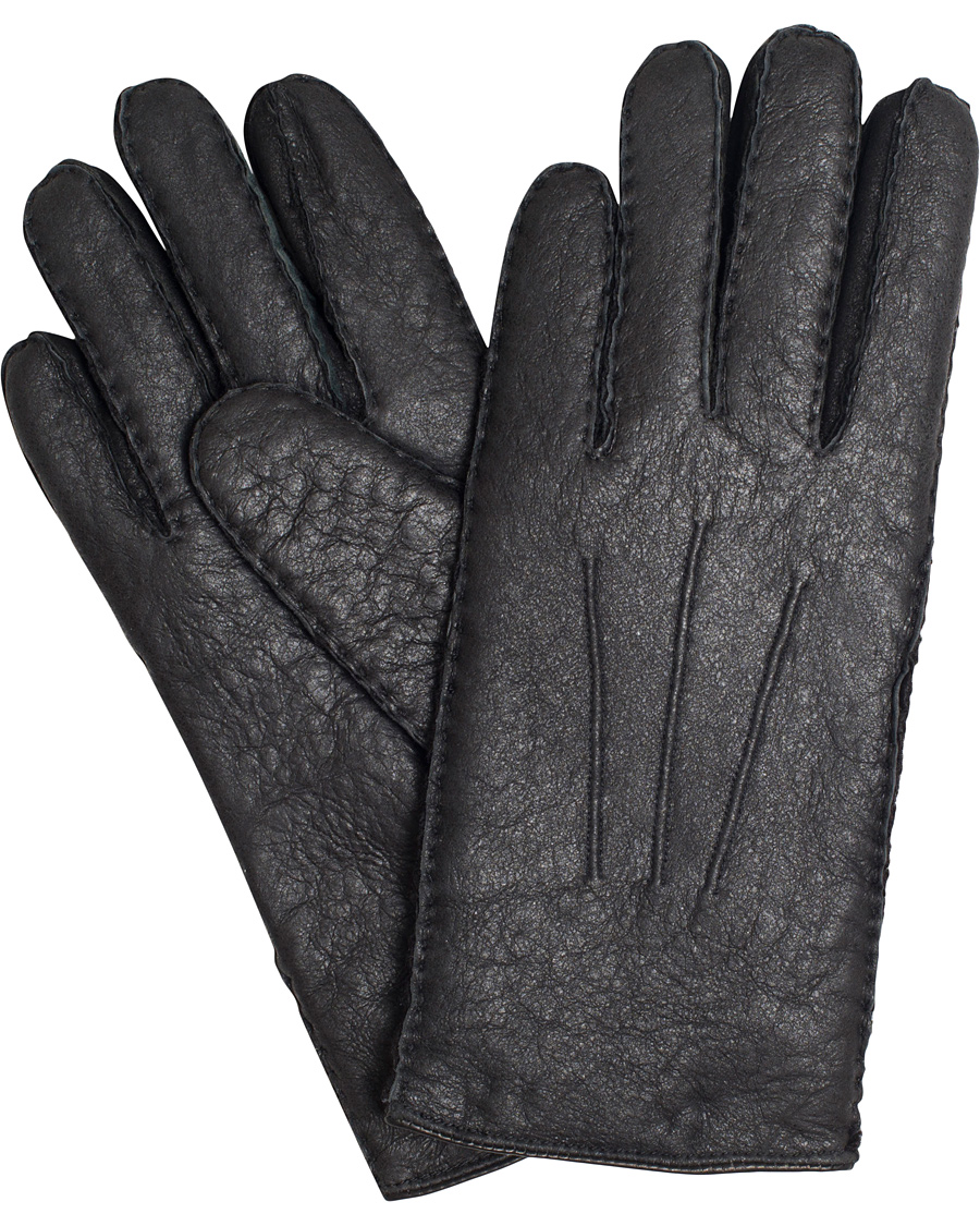 Heren | BOSS T-Hebis Lambskin Gloves Black | BOSS BLACK | BOSS T-Hebis Lambskin Gloves Black