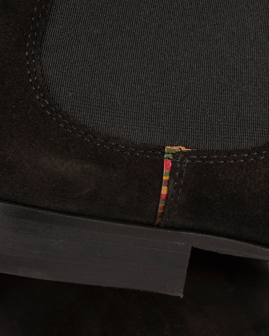 Heren | PS Paul Smith Falconer Chelsea Boot Black Suede | PS Paul Smith | Falconer Chelsea Boot Black Suede