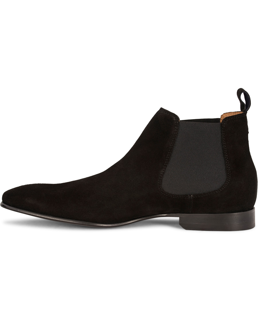 Heren | PS Paul Smith Falconer Chelsea Boot Black Suede | PS Paul Smith | Falconer Chelsea Boot Black Suede