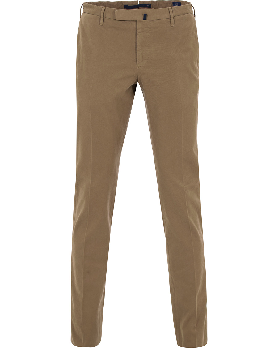 Homme | Pantalons | Incotex | Slim Fit Comfort Chino Khaki