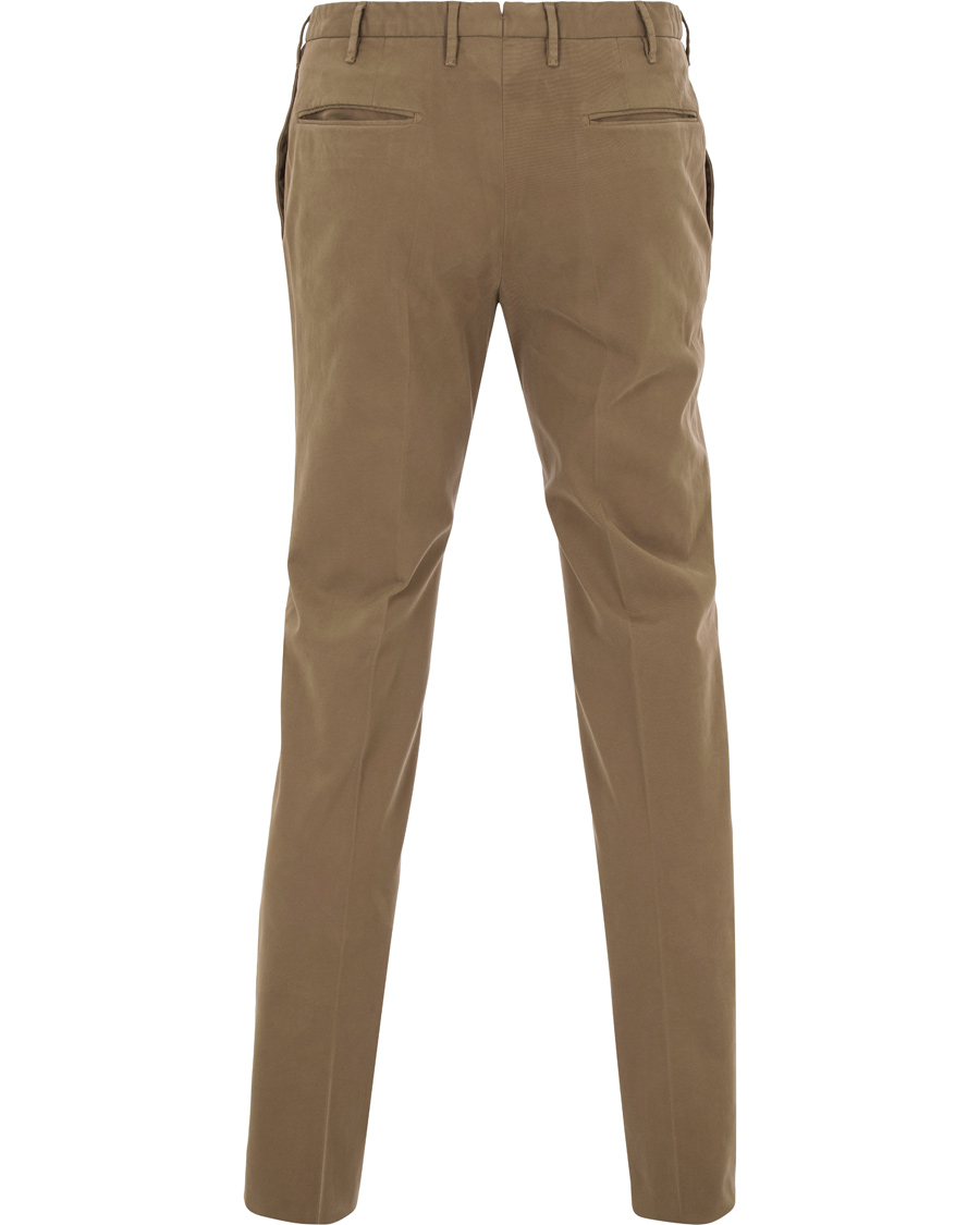Homme | Pantalons | Incotex | Slim Fit Comfort Chino Khaki