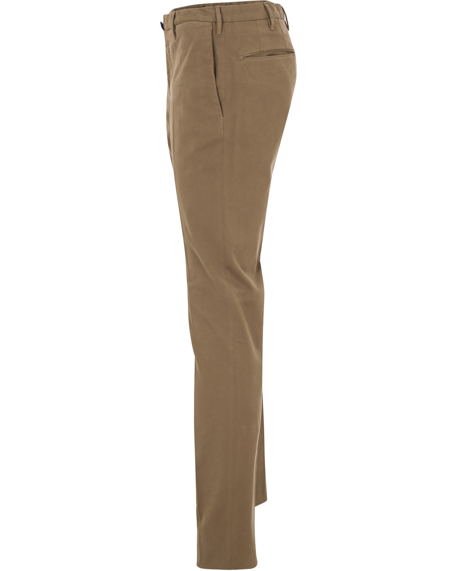Homme | Pantalons | Incotex | Slim Fit Comfort Chino Khaki